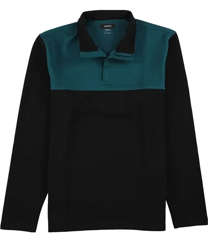 Alfani Mens Colorblock 1/4 Zip Jacket