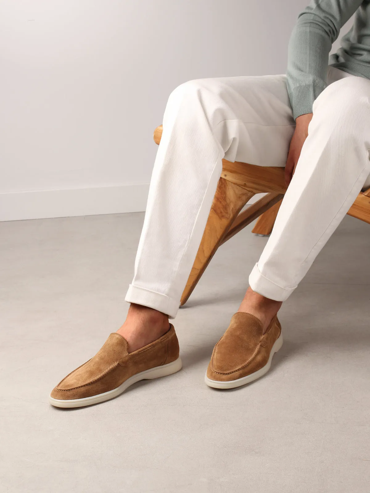 Beige Yacht Loafers