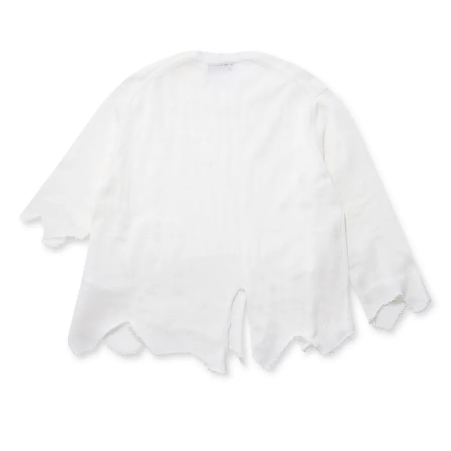 BLACK Comme des Garons  Sweater (White)