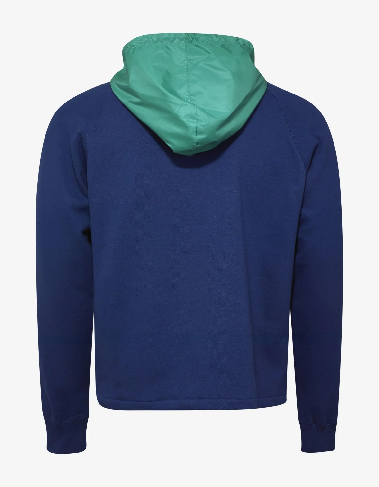 Blue 'Always' Print Hooded Sweatshirt