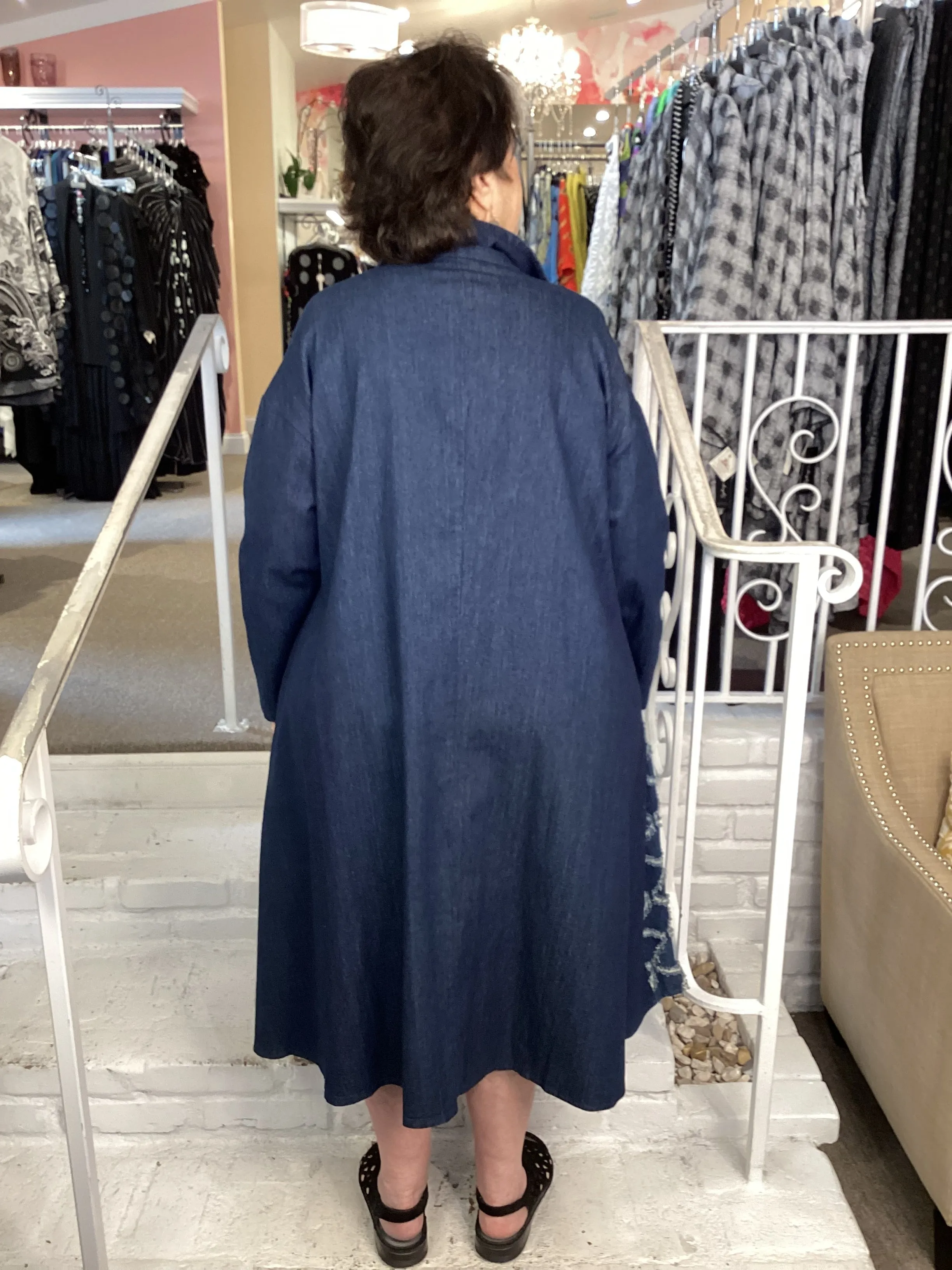 BLUE JEAN JACKET/COAT/DRESS