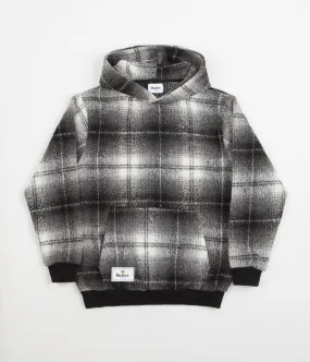 Butter Goods Heavyweight Plaid Hoodie - Black / White