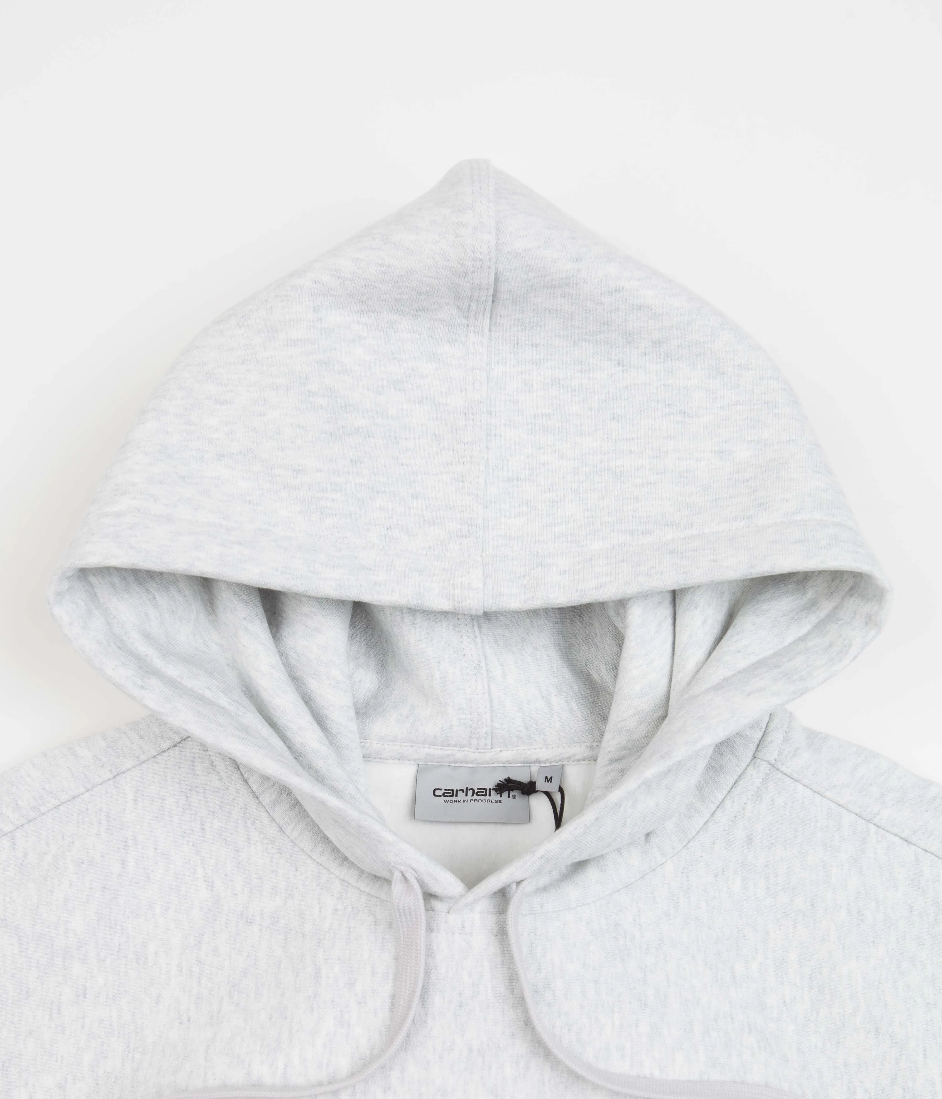 Carhartt Locker Hoodie - Ash Heather / Brown