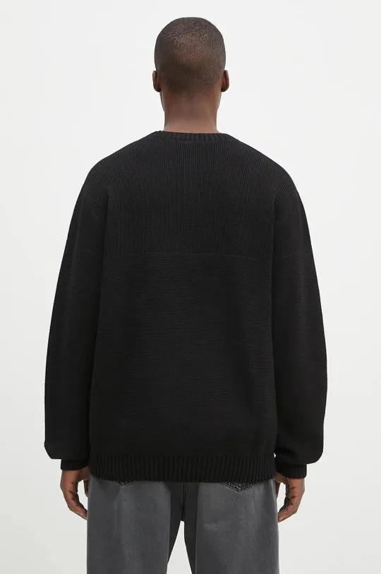 Carhartt WIP cotton jumper Chane Sweater black color I033884.00FXX