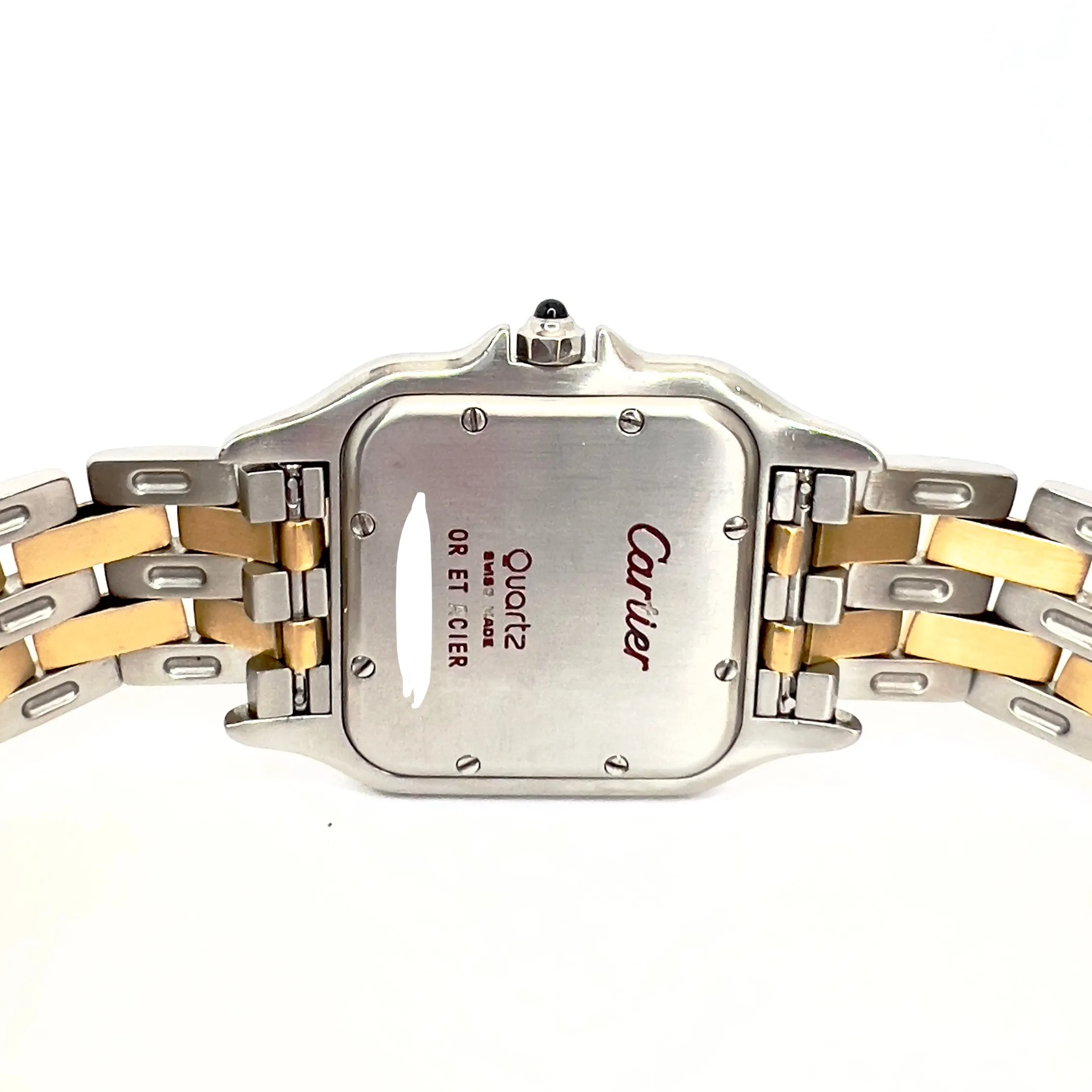 CARTIER PANTHERE Quartz 27mm 2 Row Gold 0.48TCW DIAMOND Watch