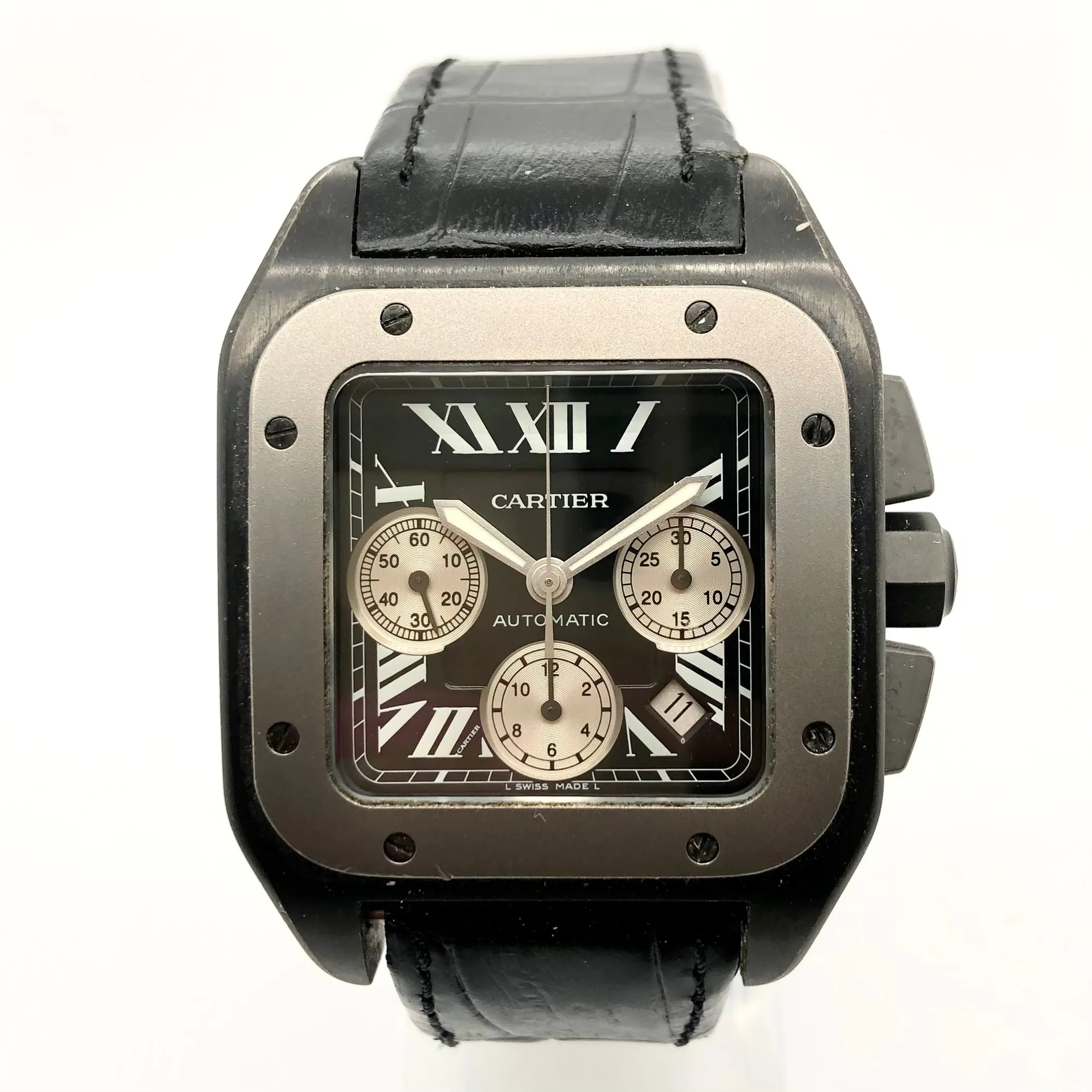 CARTIER SANTOS 100 Automatic 41mm Steel & Titanium Watch