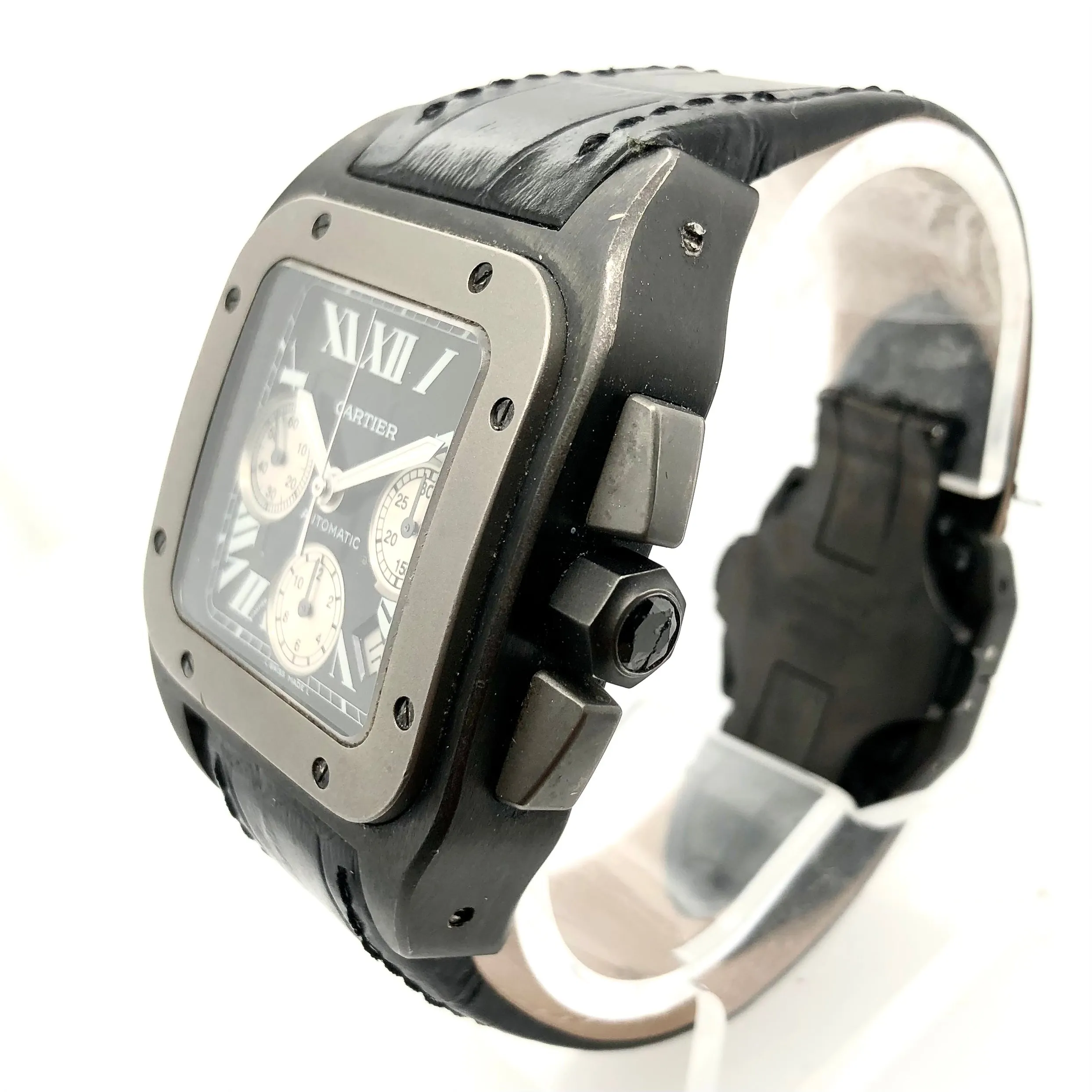 CARTIER SANTOS 100 Automatic 41mm Steel & Titanium Watch