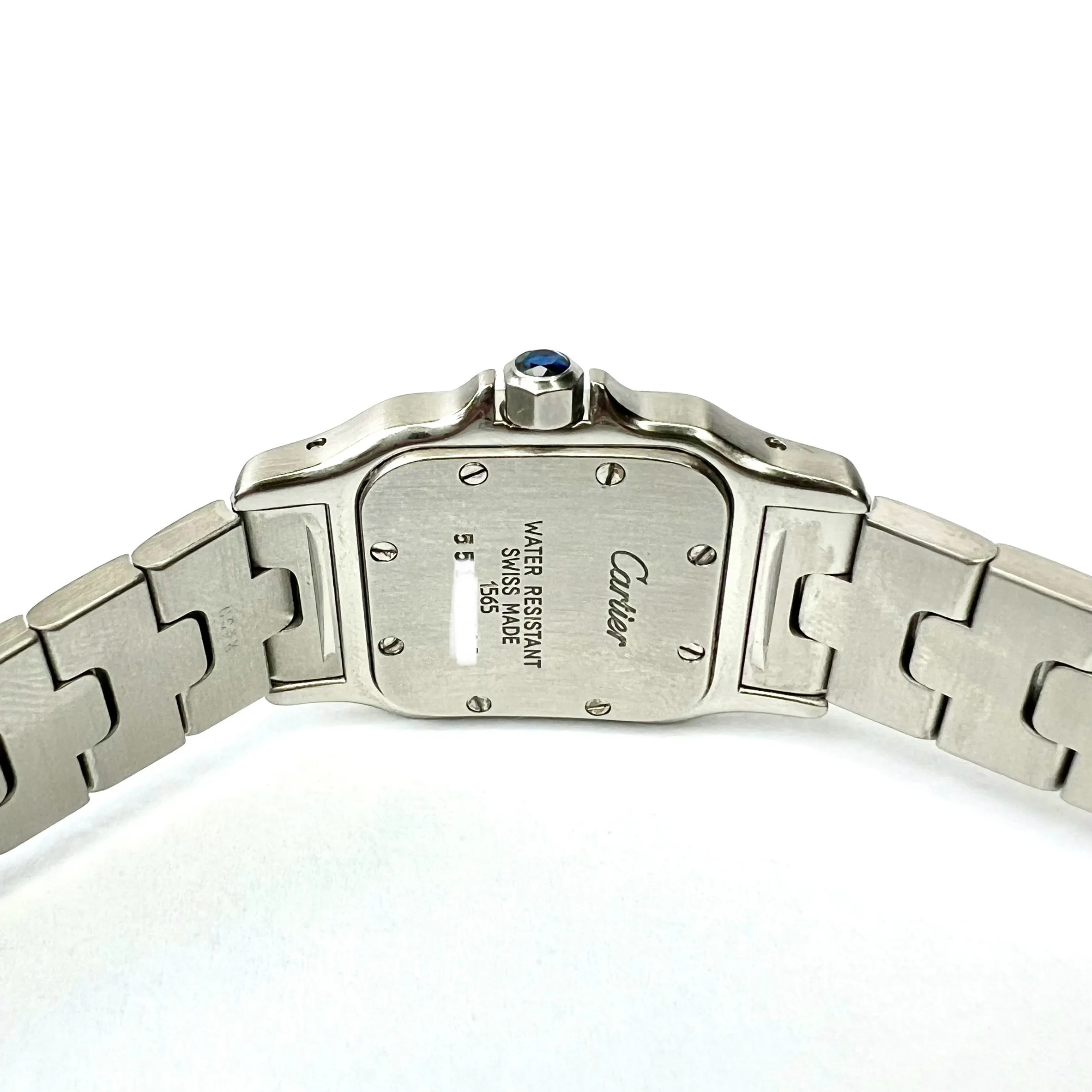 CARTIER SANTOS GALBEE 24mm Quartz Steel 0.69TCW Watch NEW Model