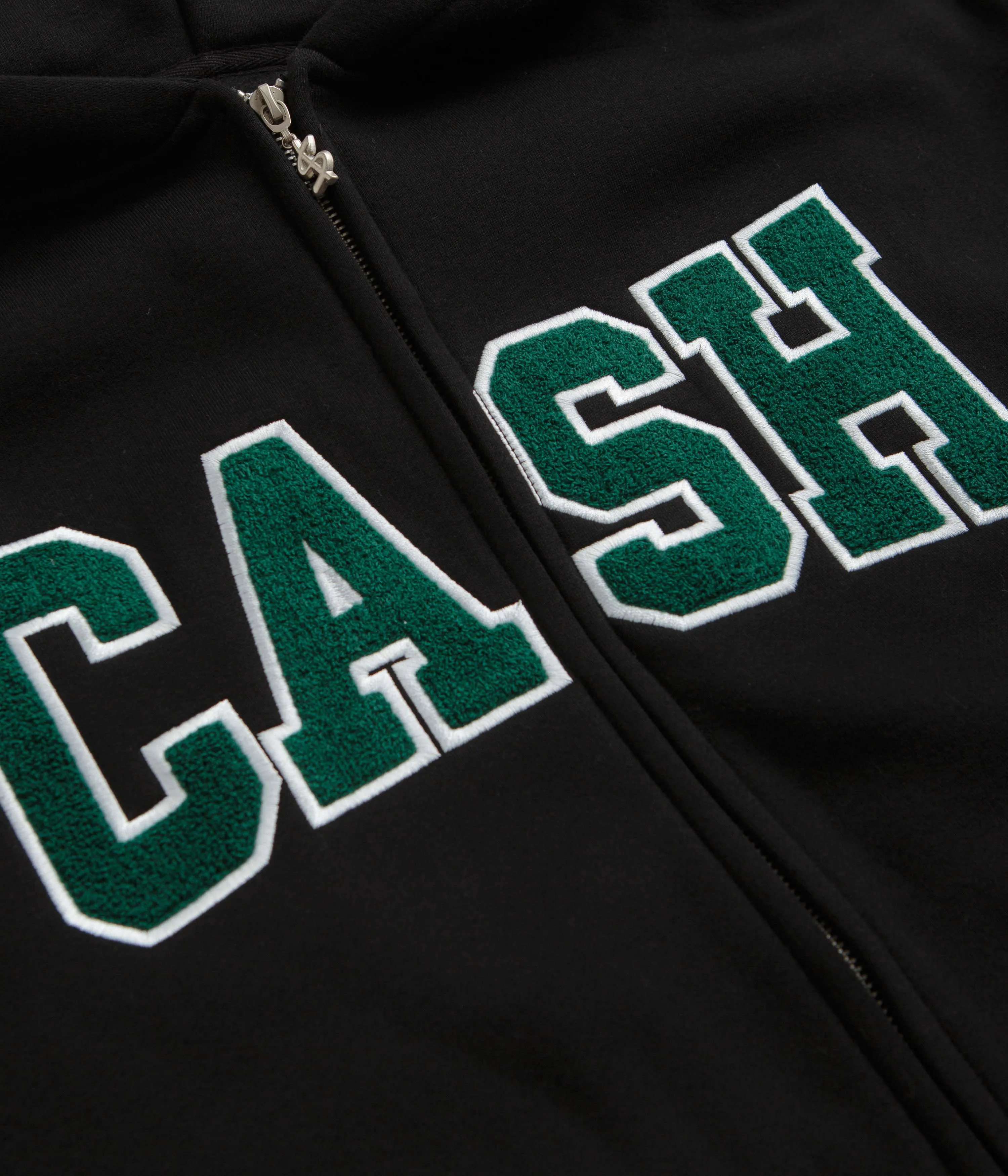 Cash Only Campus Zip-Thru Hoodie - Black