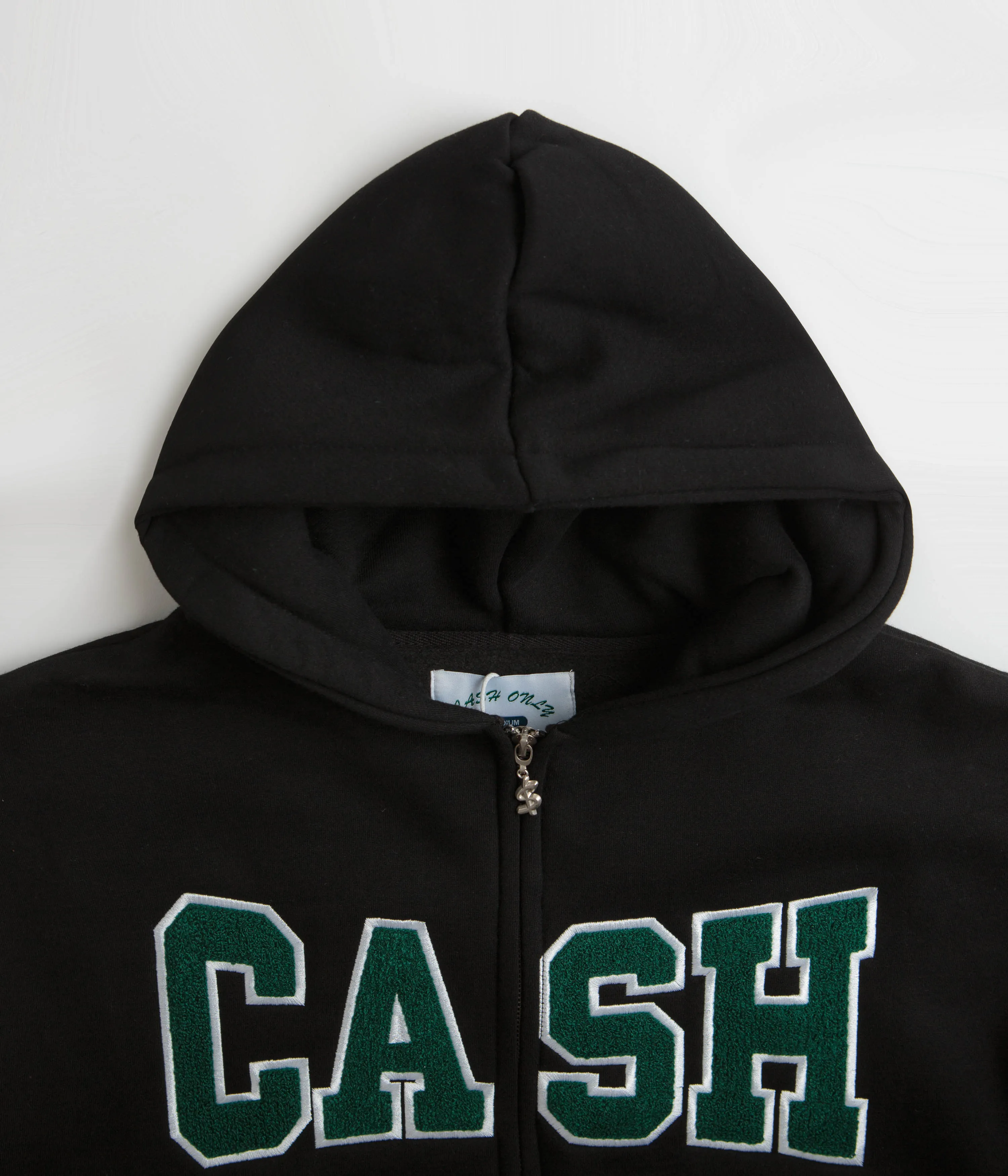 Cash Only Campus Zip-Thru Hoodie - Black