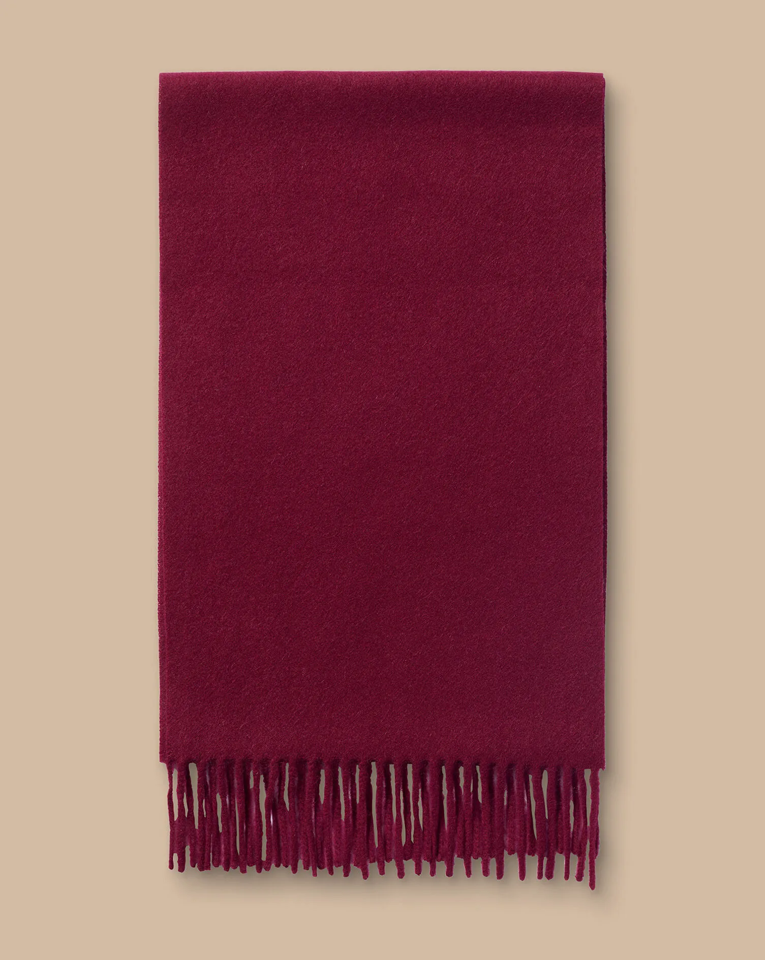 Cashmere Scarf - Dark Red