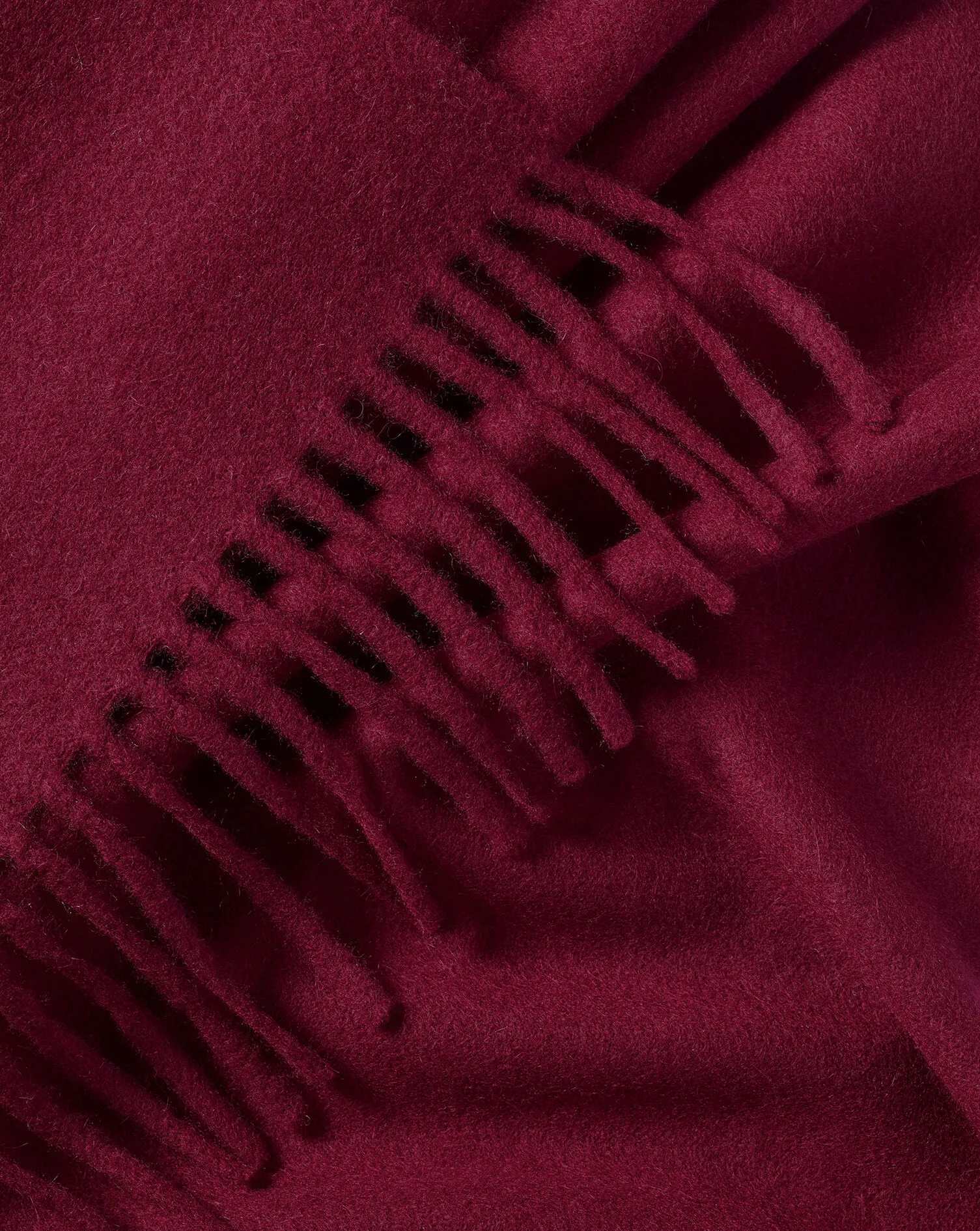 Cashmere Scarf - Dark Red