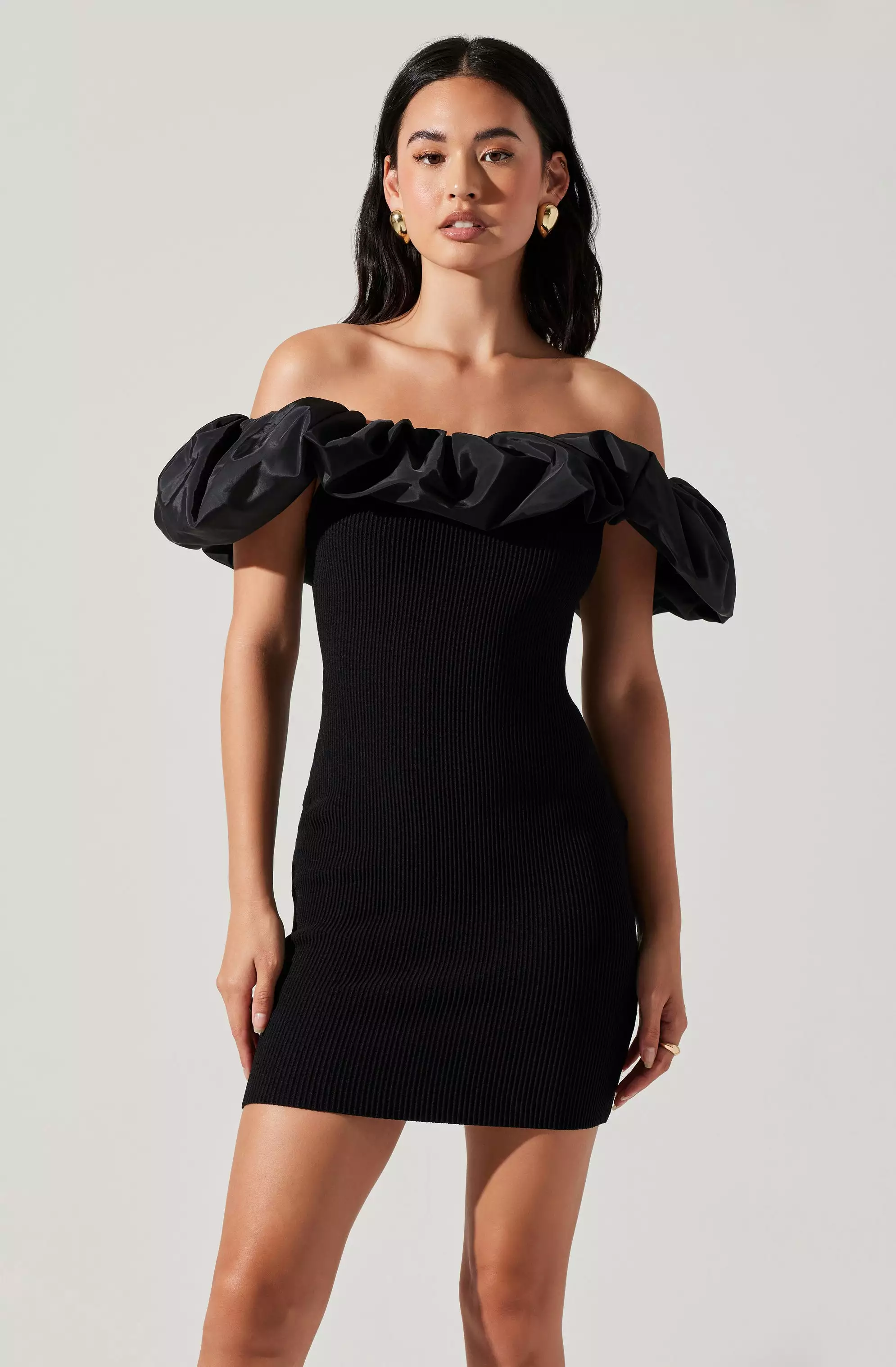 Cherie Off The Shoulder Mini Dress