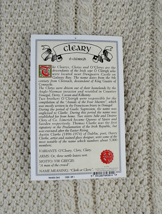 Cleary Clan Scarf