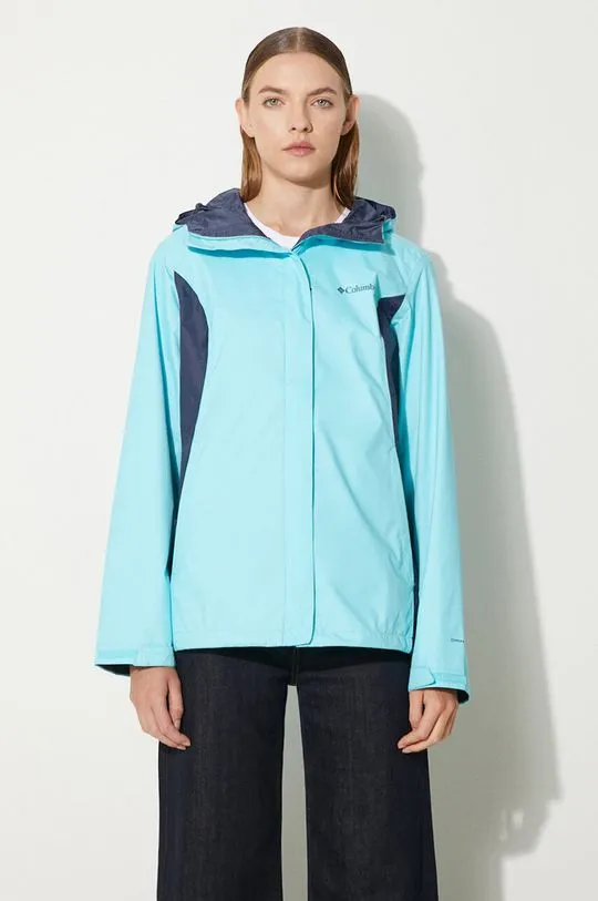 Columbia jacket Arcadia II women's blue color