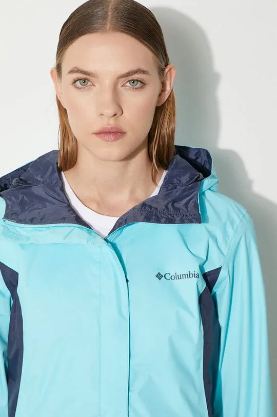 Columbia jacket Arcadia II women's blue color