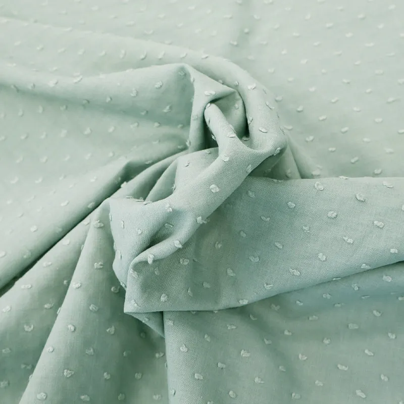 Cotton Swiss Knot - Minty Green