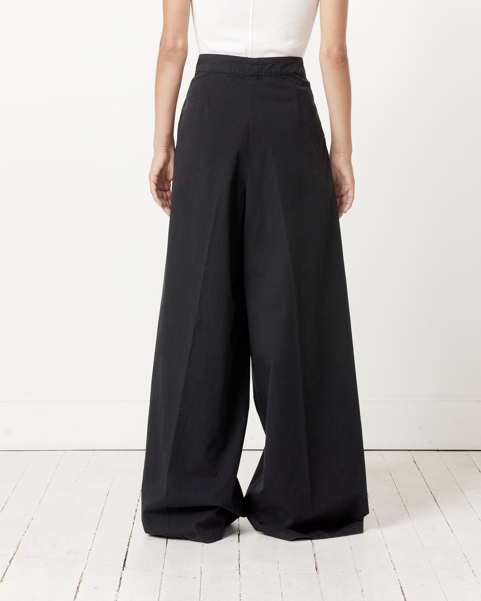 Cuffed Cotton Pant