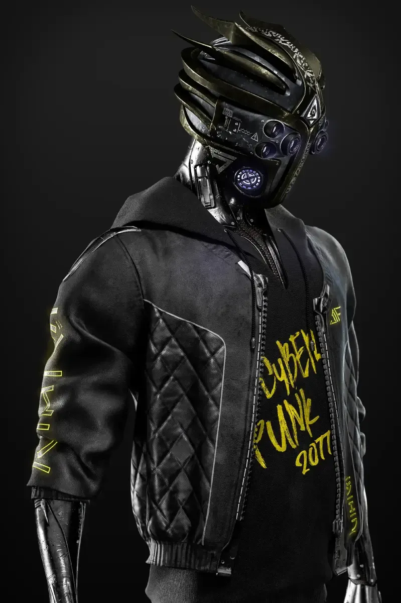 Cyberpunk 2077 Cyborg Black Jacket | William Jacket