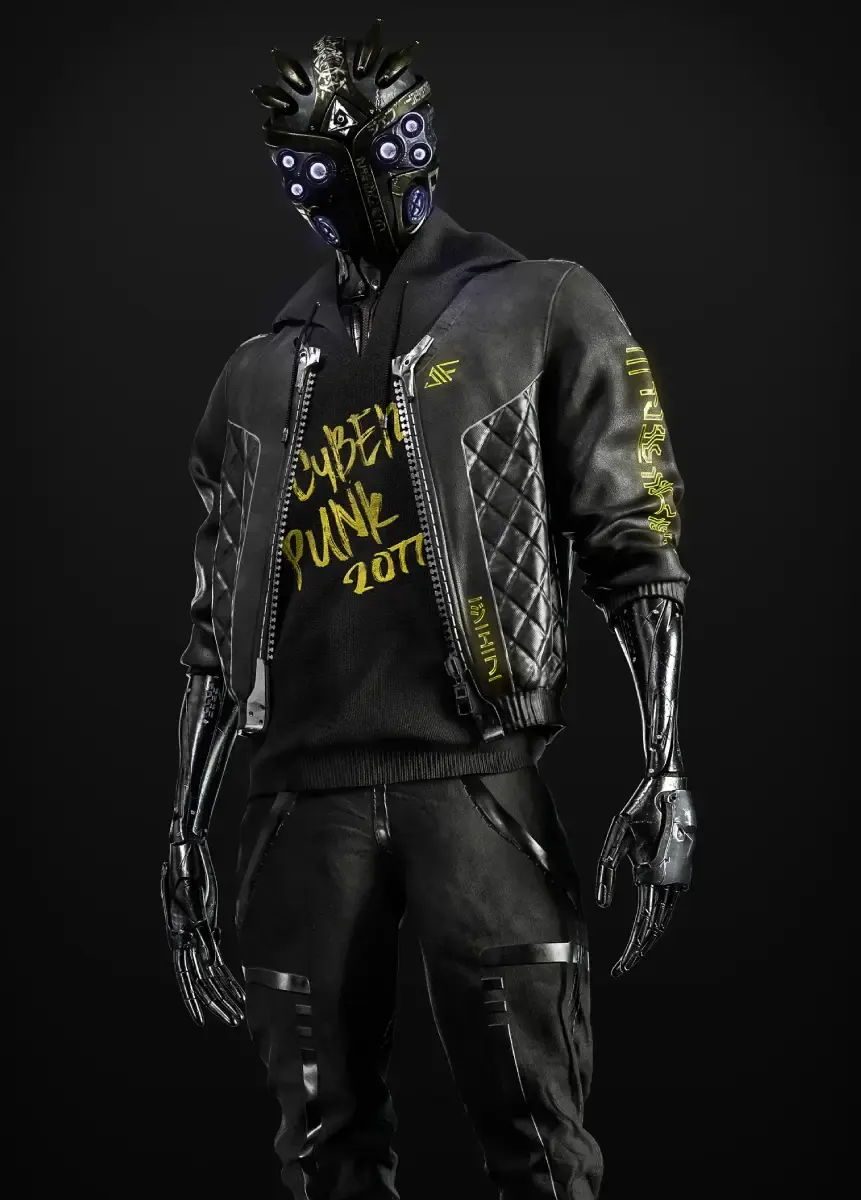 Cyberpunk 2077 Cyborg Black Jacket | William Jacket