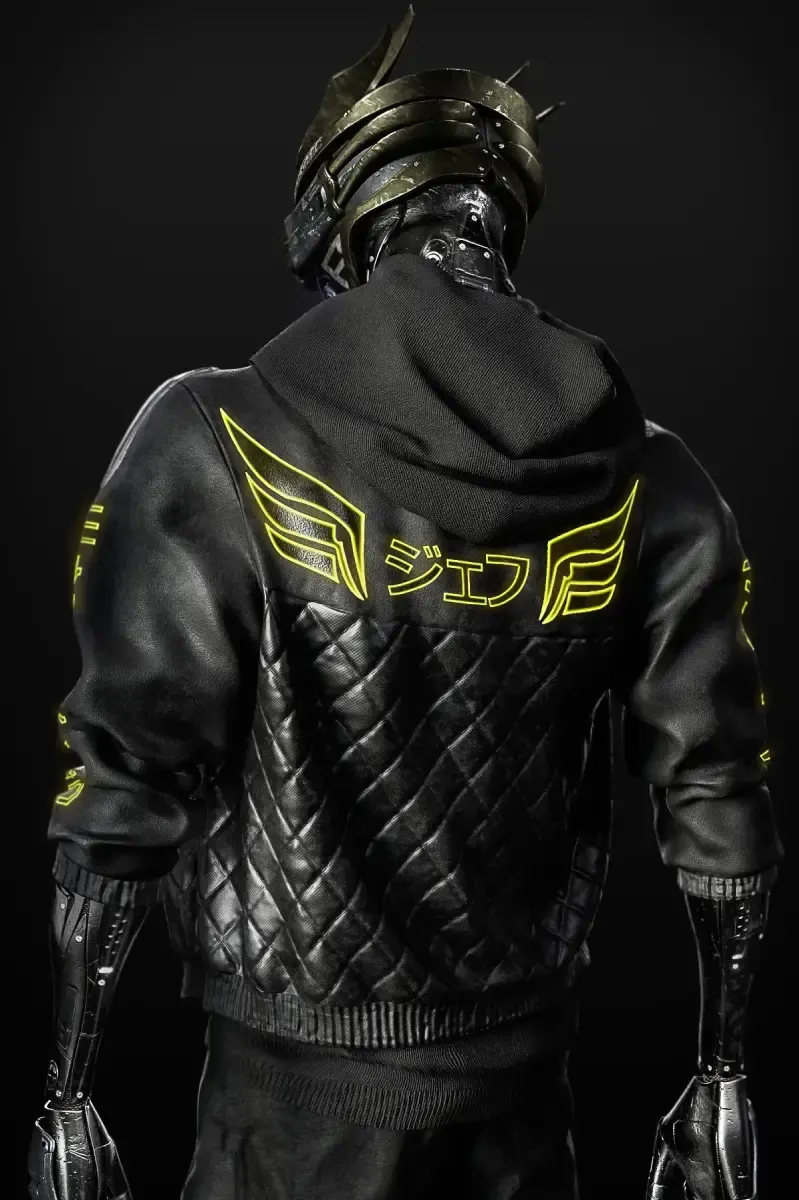 Cyberpunk 2077 Cyborg Black Jacket | William Jacket