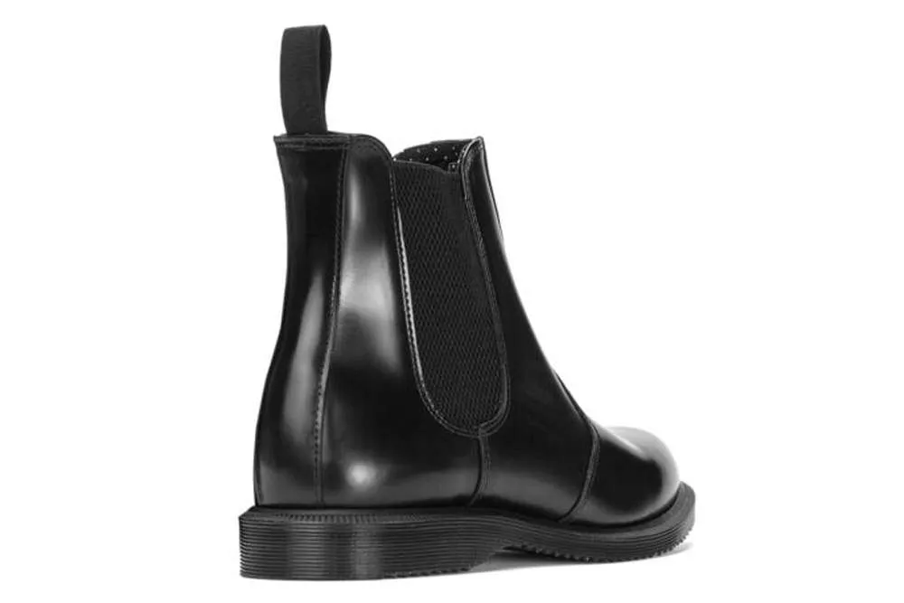 Dr Martens Womens Flora Smooth Leather Chelsea Boots (Black)