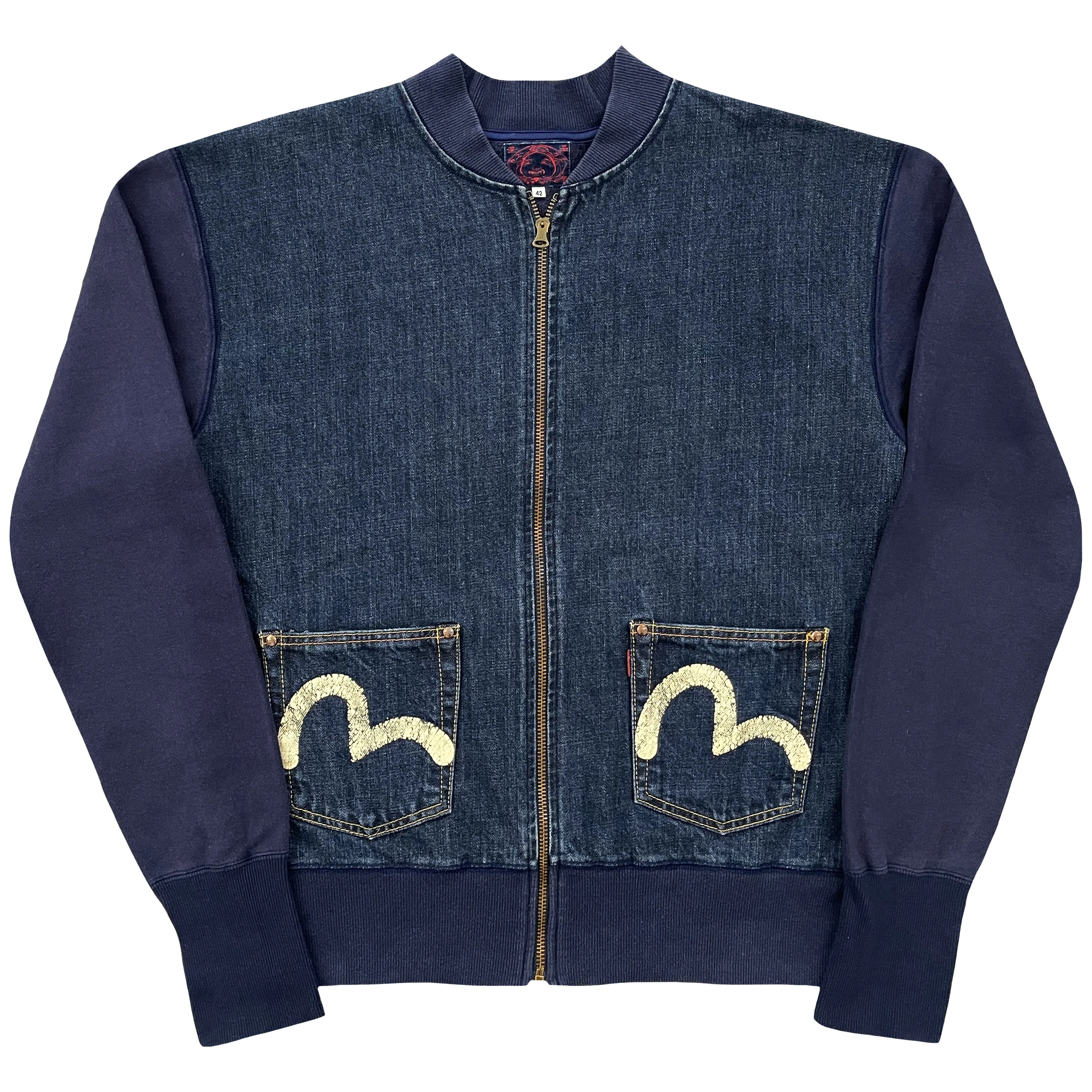 Evisu Denim Bomber Jacket