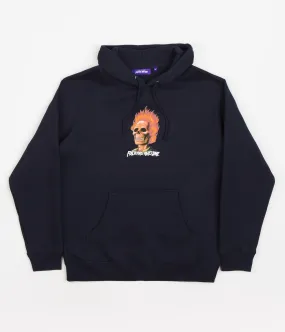 Fucking Awesome Flame Skull Hoodie - Navy