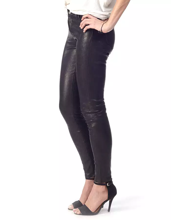 GIGI - Classic Stretch-Leather Skinny Pants