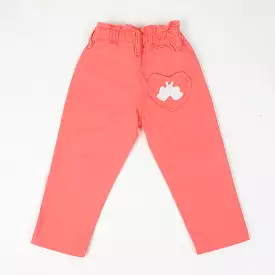 Girls Cotton Pant - Pink