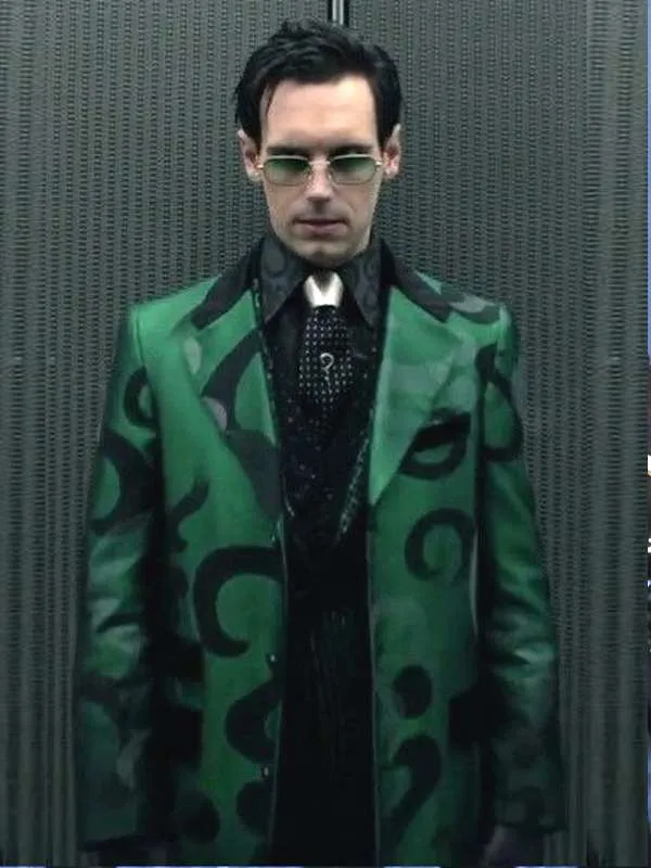 Gotham Season 5 The Riddler Cosplay Green Suit Coat - New American Jackets