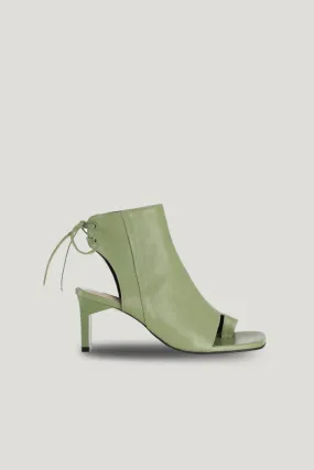 Green Boon Open Toe Boots