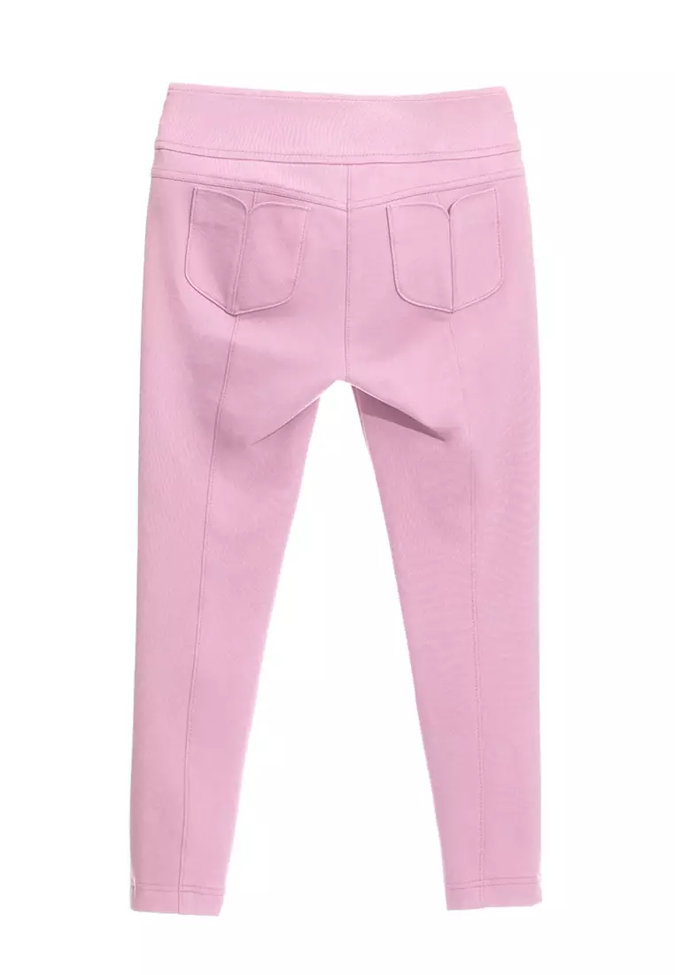 iROO Pink Basic Skinny Pants