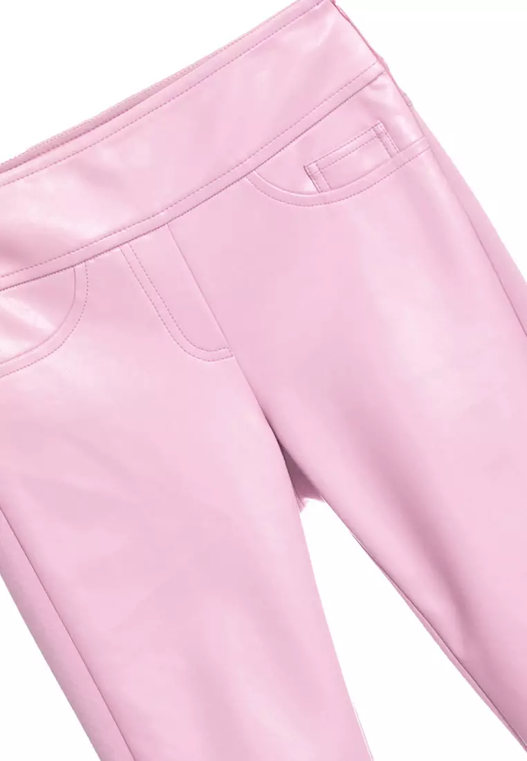 iROO Pink Basic Skinny Pants