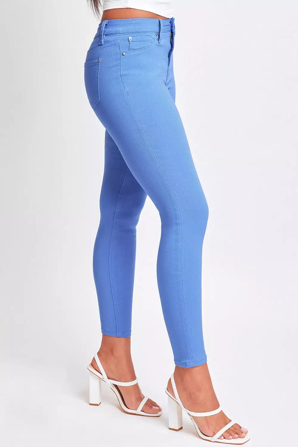 Jeanswear Full Size Hyperstretch Mid-Rise Skinny Pants