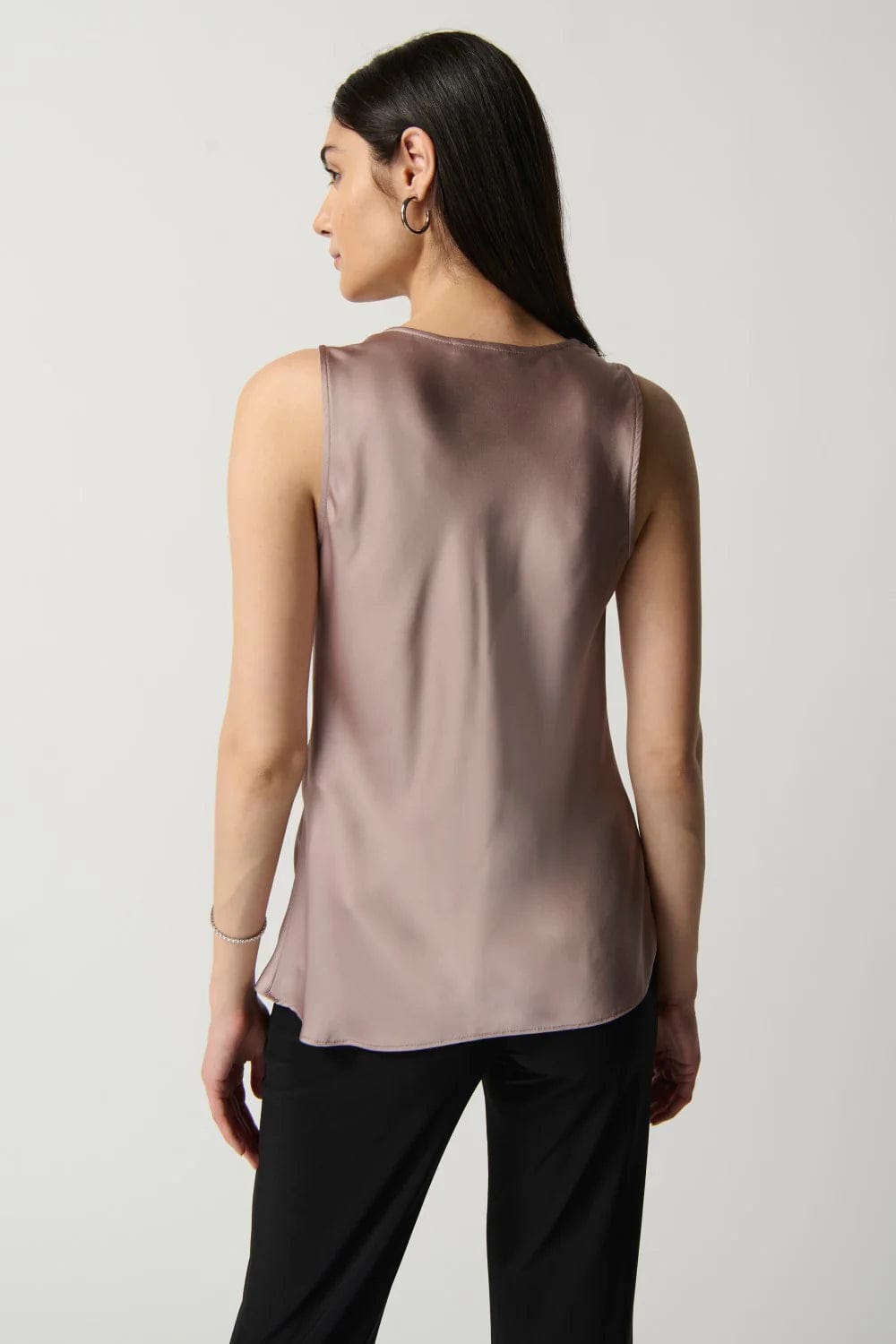 Joseph Ribkoff Cowl Neck Satin Top - 233048 (T)