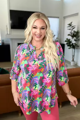 Lizzy Top in Tropical Multi