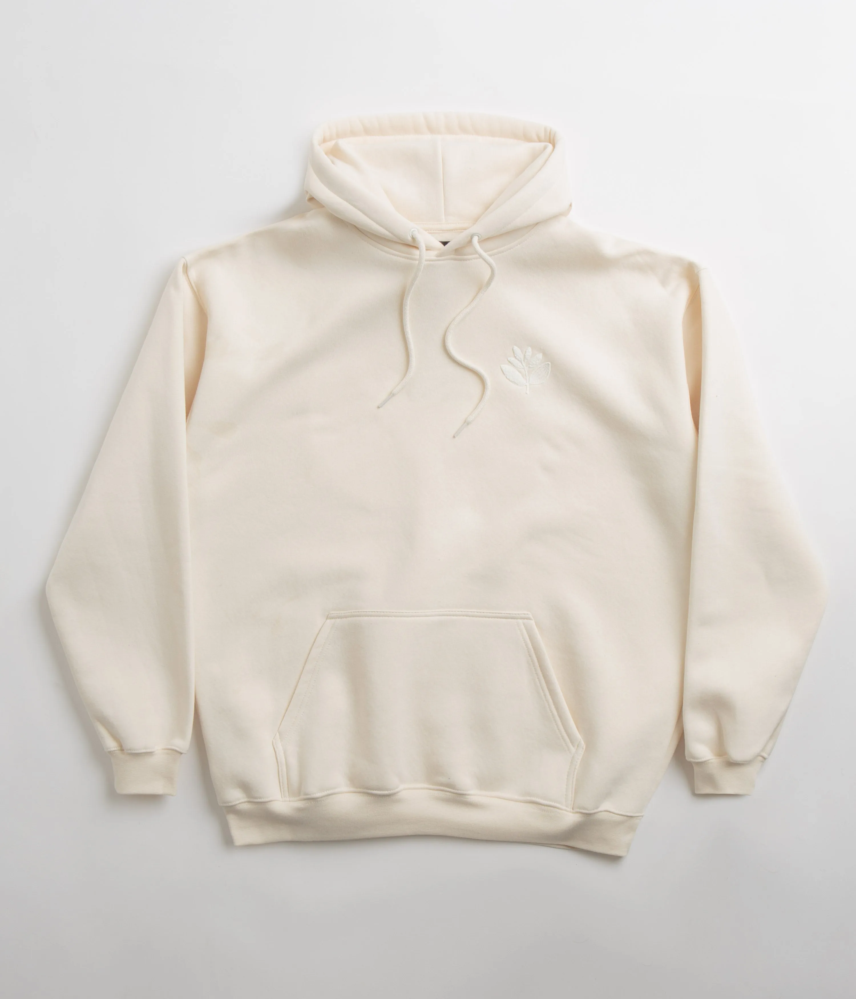 Magenta Terry Plant Hoodie - Natural