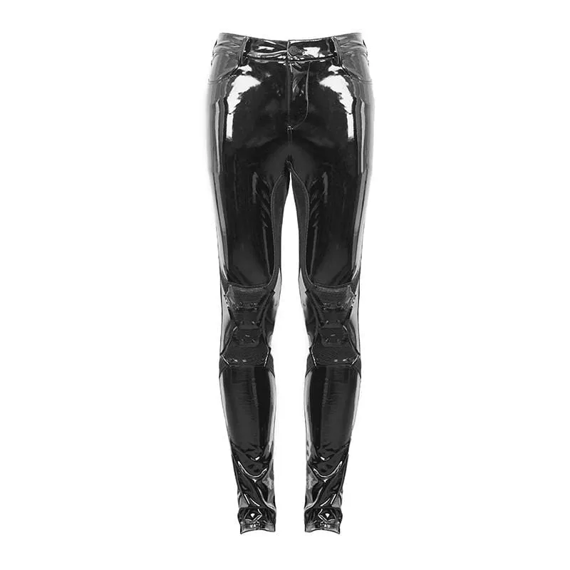 Men's Sexy PU Skinny Pants