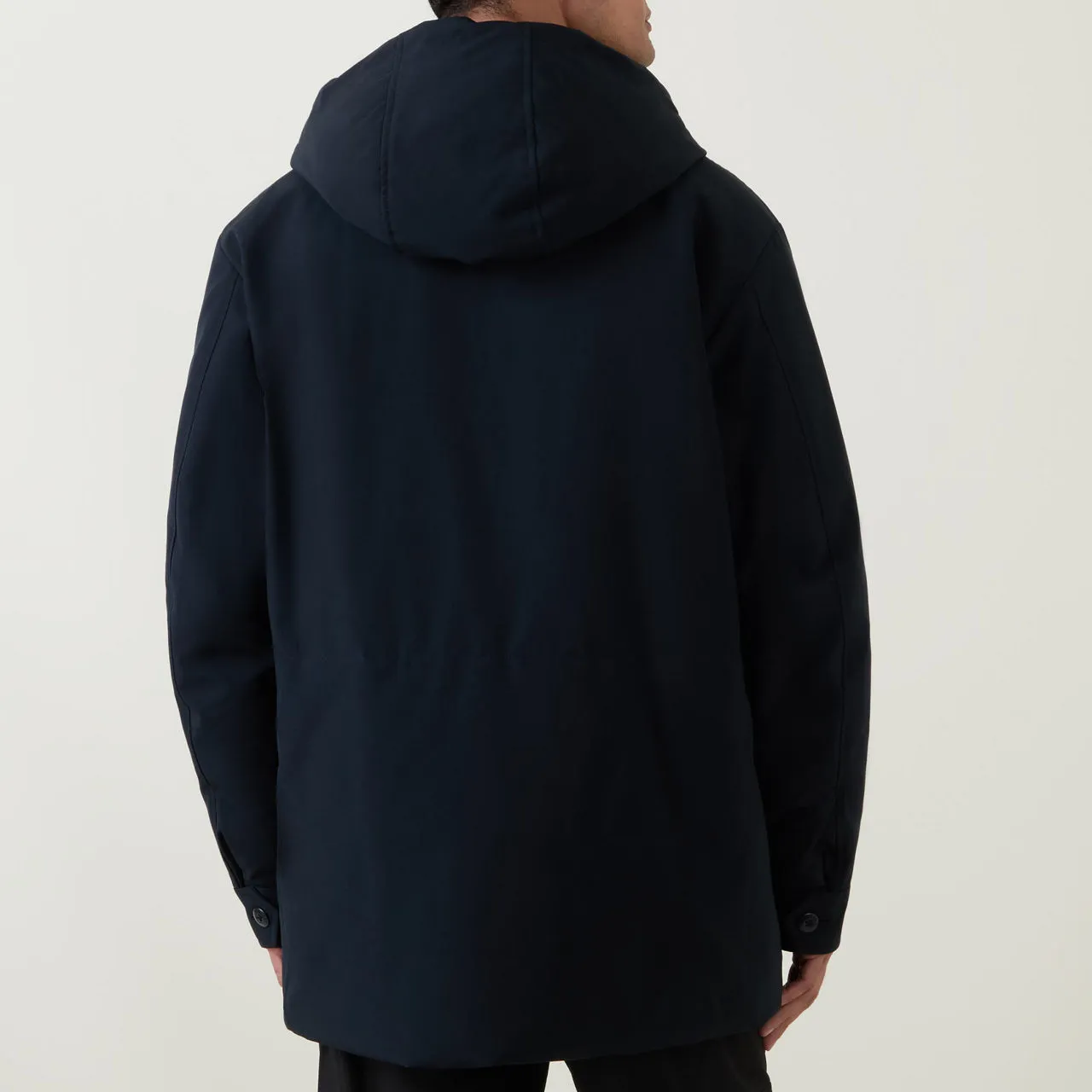 MONCLER Fowey Reversible Parka Jacket - Navy