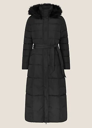 Monsoon Morgan Hooded Padded Maxi Coat | Kaleidoscope