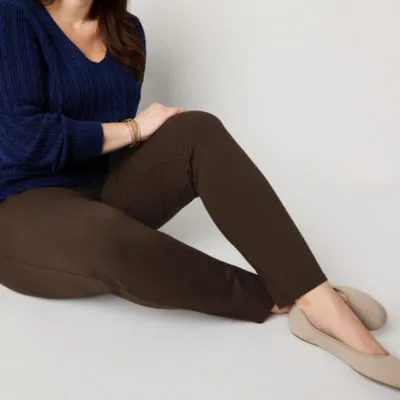 new!St. John's Bay-Plus Womens Skinny Pull-On Pants