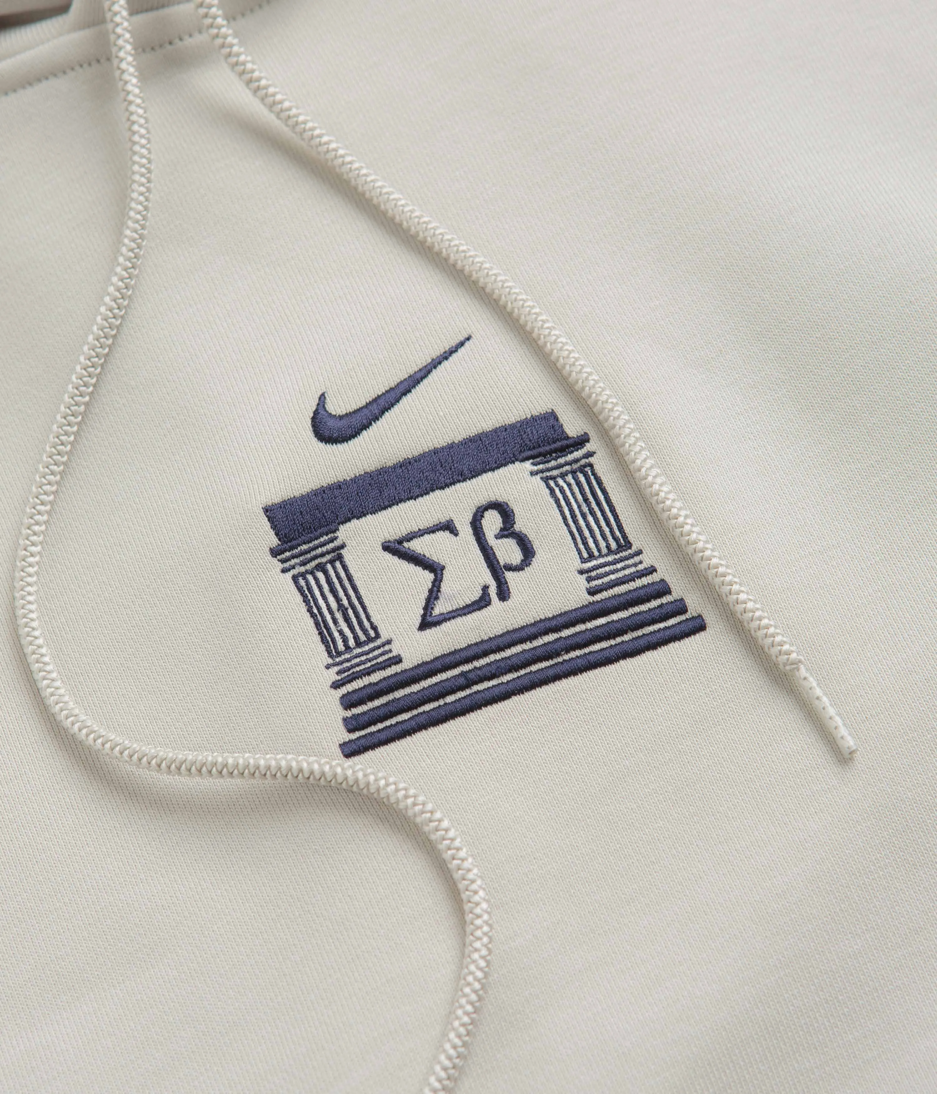 Nike SB Veikos Hoodie - Light Bone / Midnight Navy