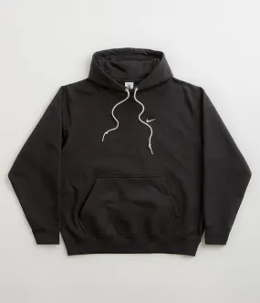 Nike Solo Swoosh Hoodie - Black / White