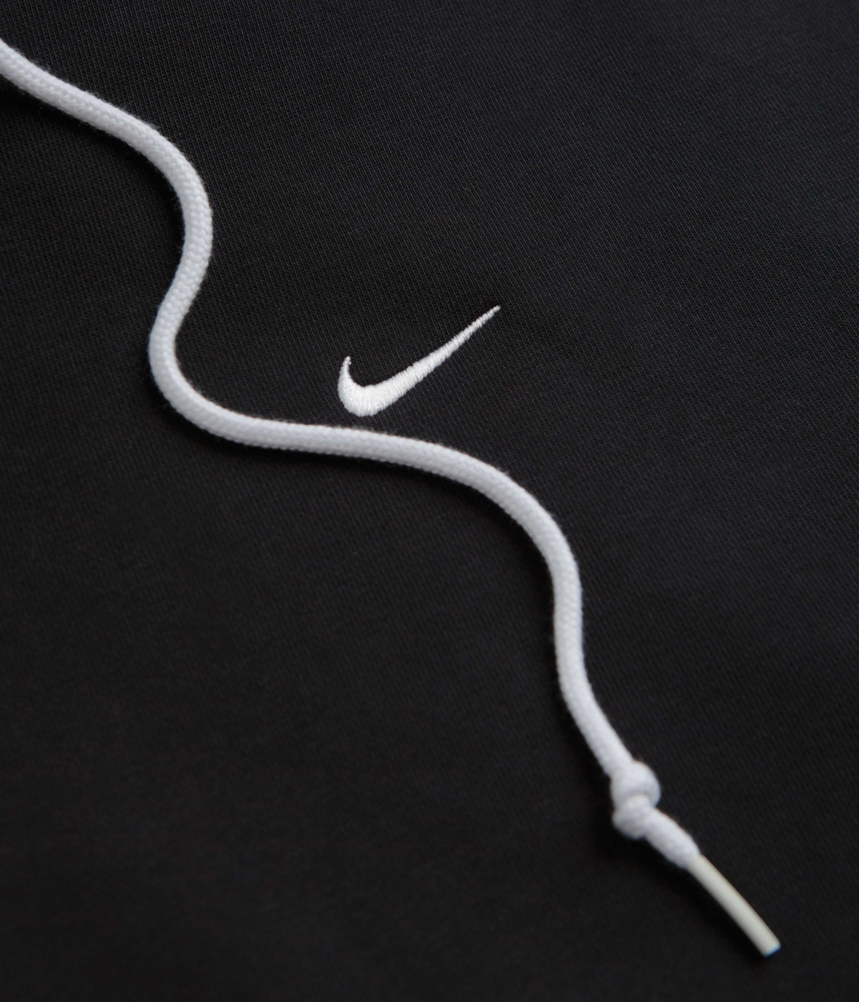 Nike Solo Swoosh Hoodie - Black / White