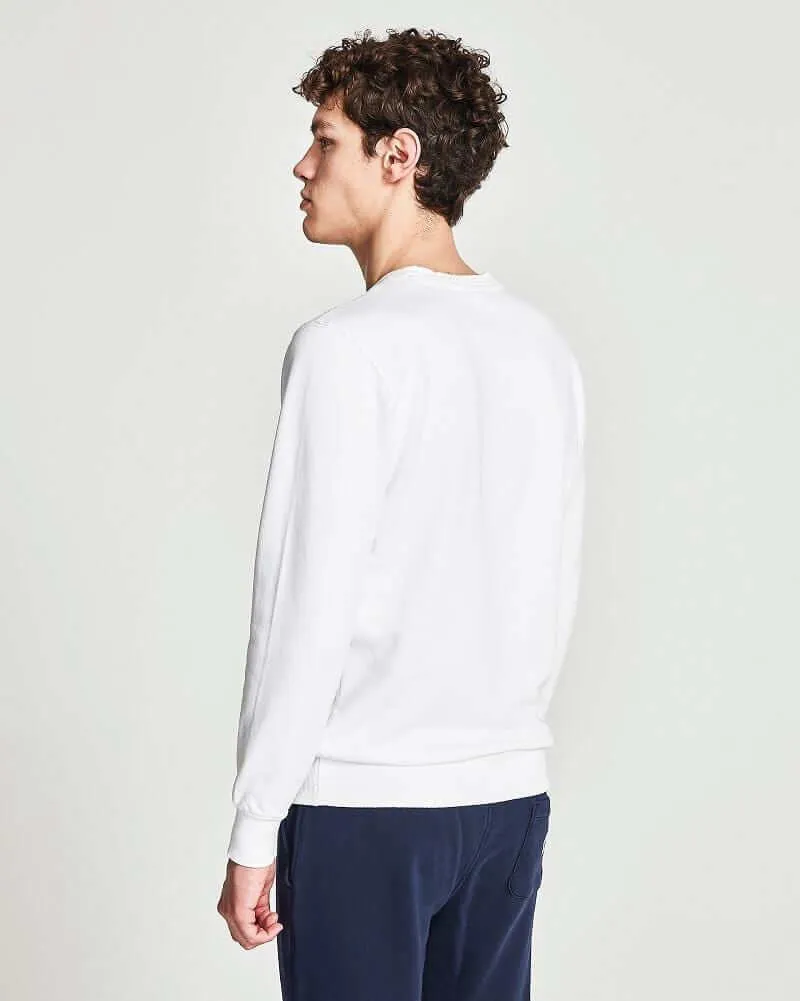 North Sails Organic Cotton Logo Sweatshirt White