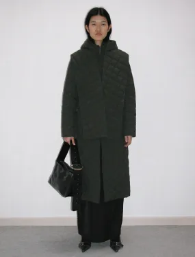 Otter Recycled Materials Coat - Dark Kaki