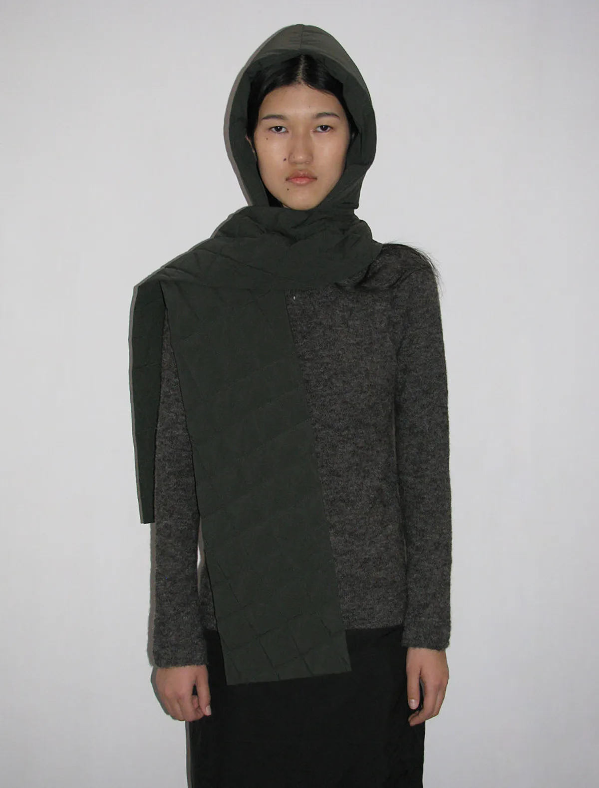 Otter Recycled Materials Coat - Dark Kaki