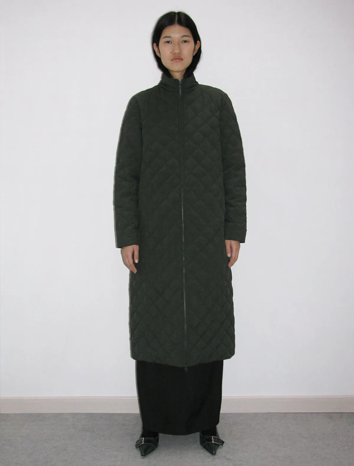 Otter Recycled Materials Coat - Dark Kaki