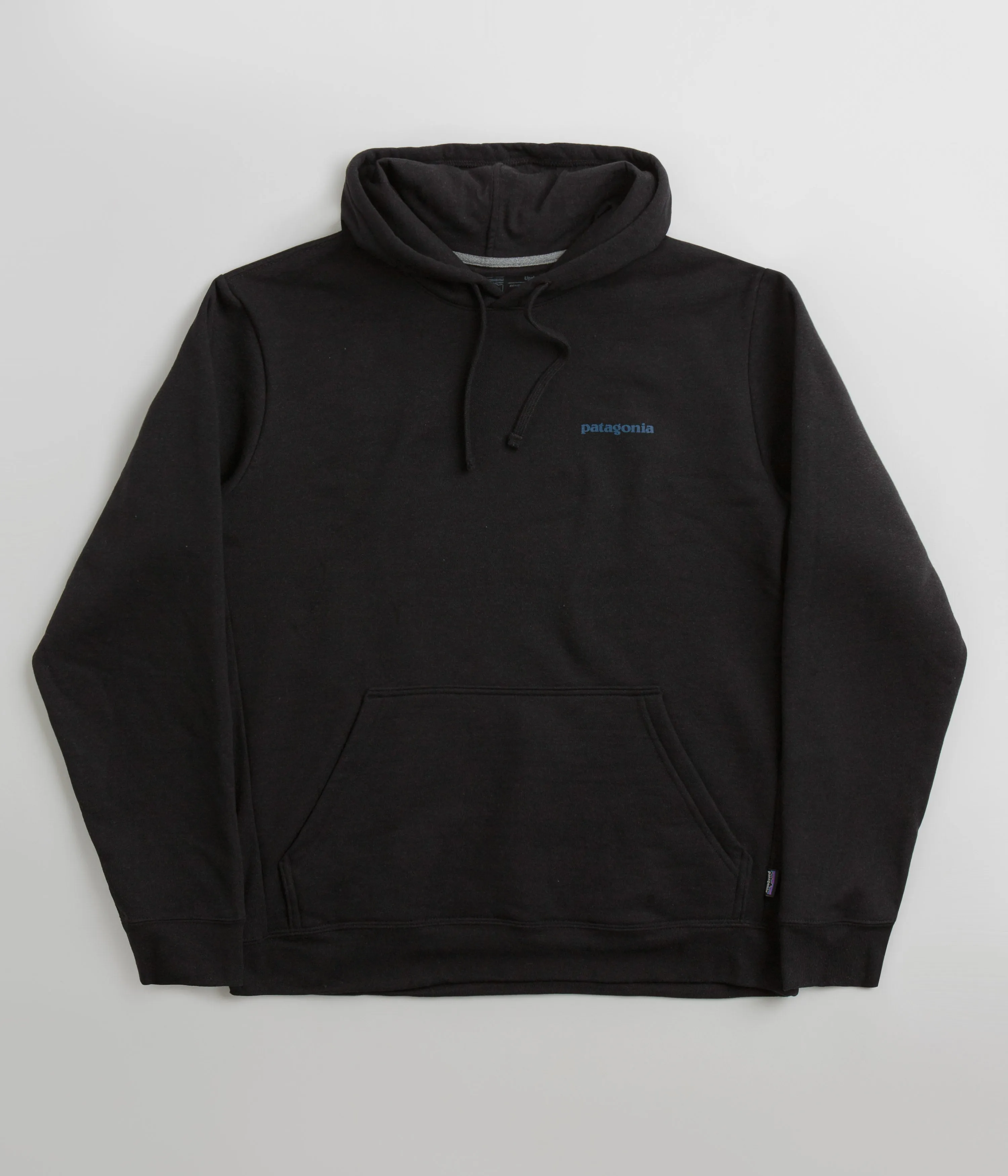 Patagonia Boardshort Logo Uprisal Hoodie - Ink Black